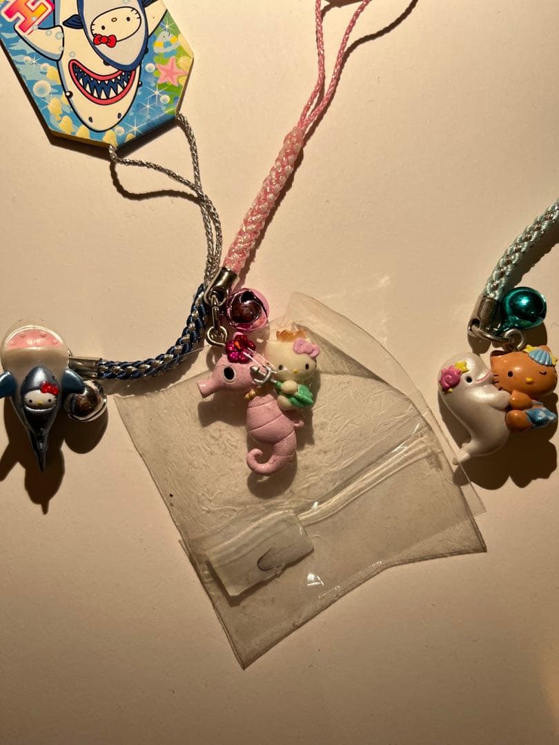 激カワハローキティストラップ3点セット