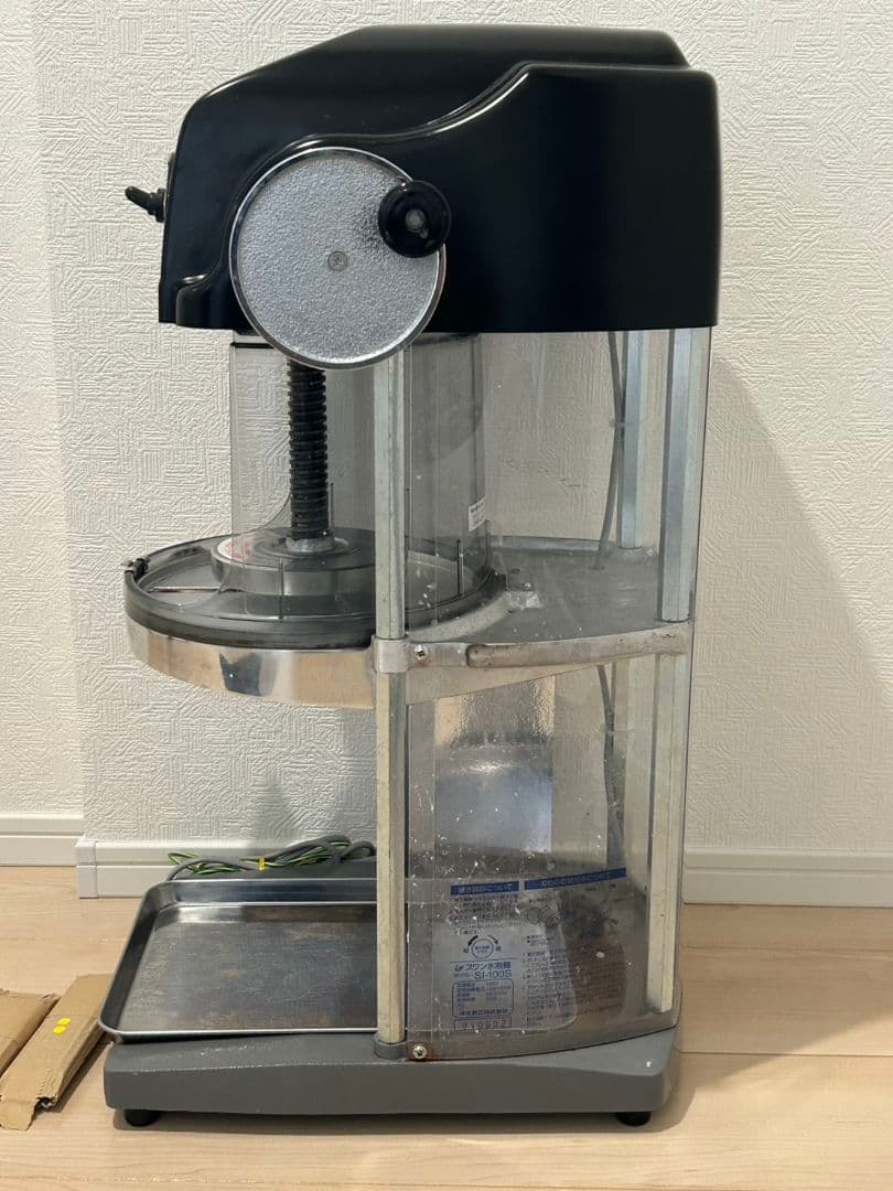 業務用かき氷機　スワン　TKSI-100 ブラック（TAKASOモデル）