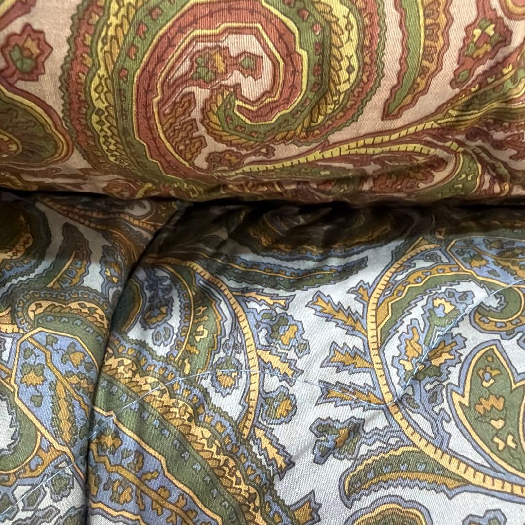 バーバリー　Burberrys 合織入羊毛掛ふとん　(肌掛) 2枚