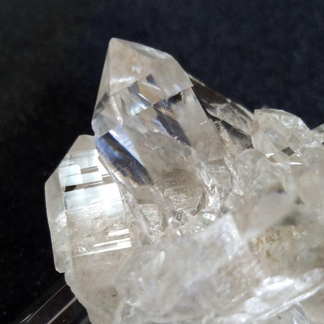 スイス産　アルプスクォーツ水晶クラスター
