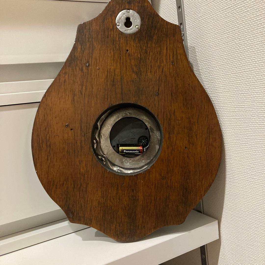 ブドウデザイン アナログ掛時計