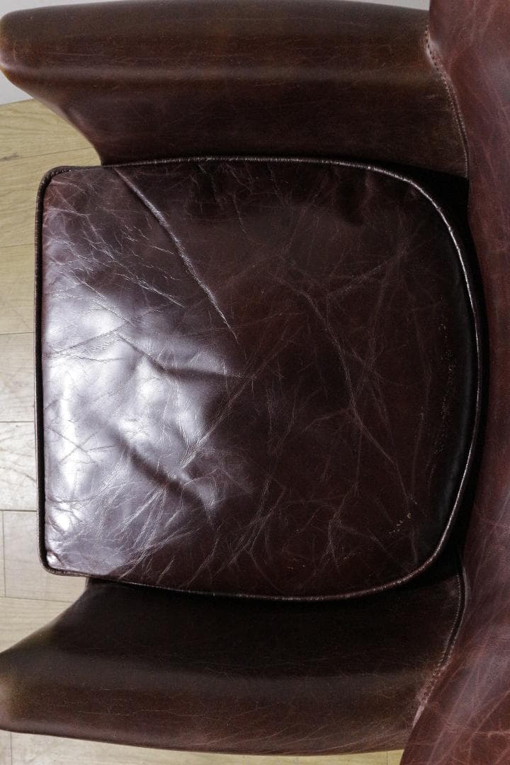 HALOハロ★アスプルンド★総本革張り★キリム座面★鋲打ち★シングルソファ★