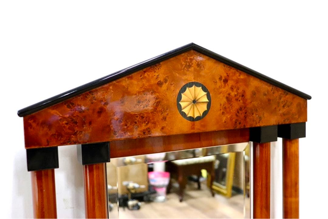 GMGN163A○イタリア製 最高級 鏡 ウォールミラー 姿見 壁掛け式 バーズ