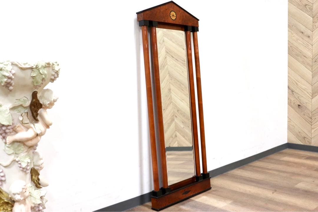 GMGN163A○イタリア製 最高級 鏡 ウォールミラー 姿見 壁掛け式 バーズ