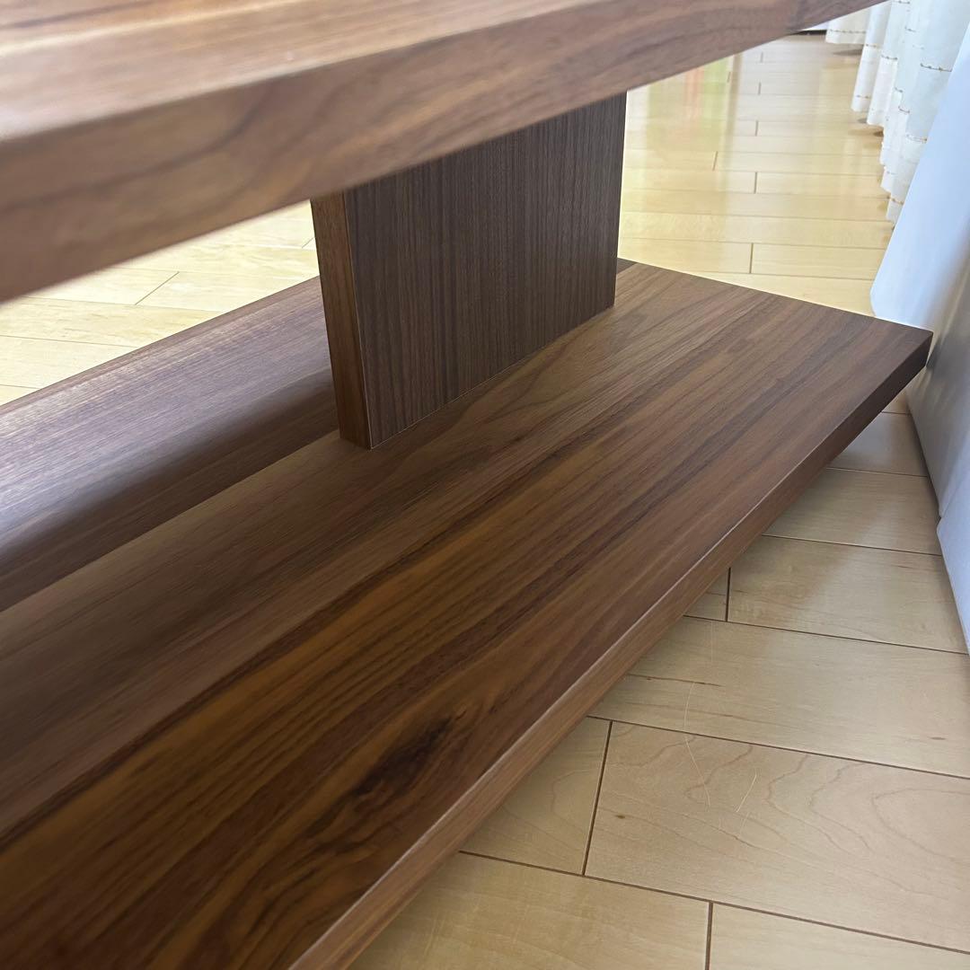 センターテーブル　テレビボード　ウォールナット　幅120 コネクト