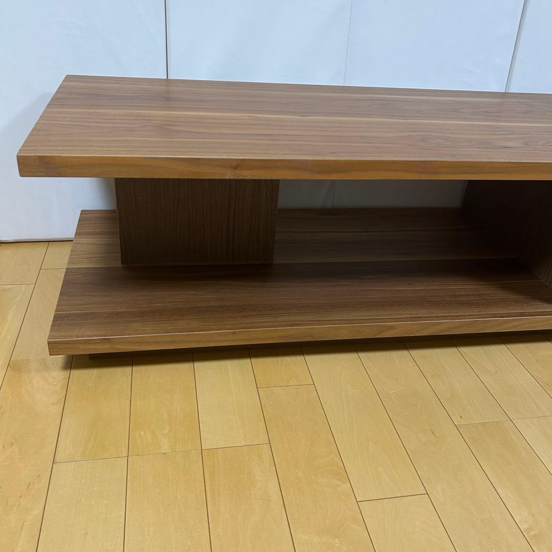 センターテーブル　テレビボード　ウォールナット　幅120 コネクト