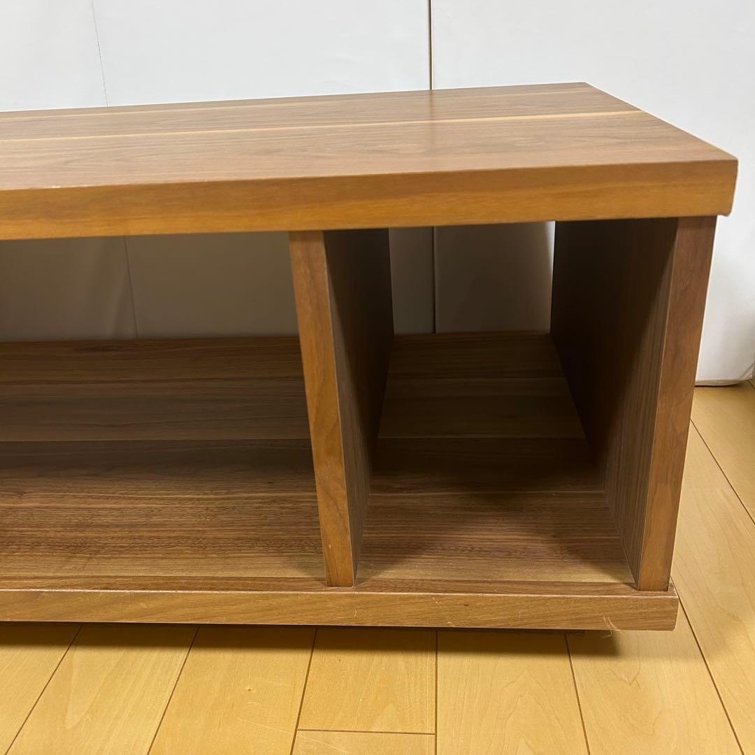 センターテーブル　テレビボード　ウォールナット　幅120 コネクト