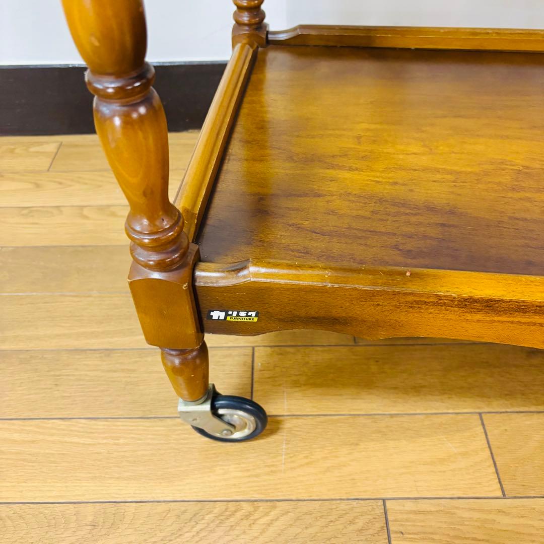 karimoku カリモク　アンティーク　キッチンワゴン 　レトロ　【送料無料】