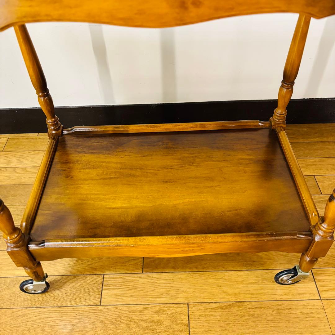 karimoku カリモク　アンティーク　キッチンワゴン 　レトロ　【送料無料】