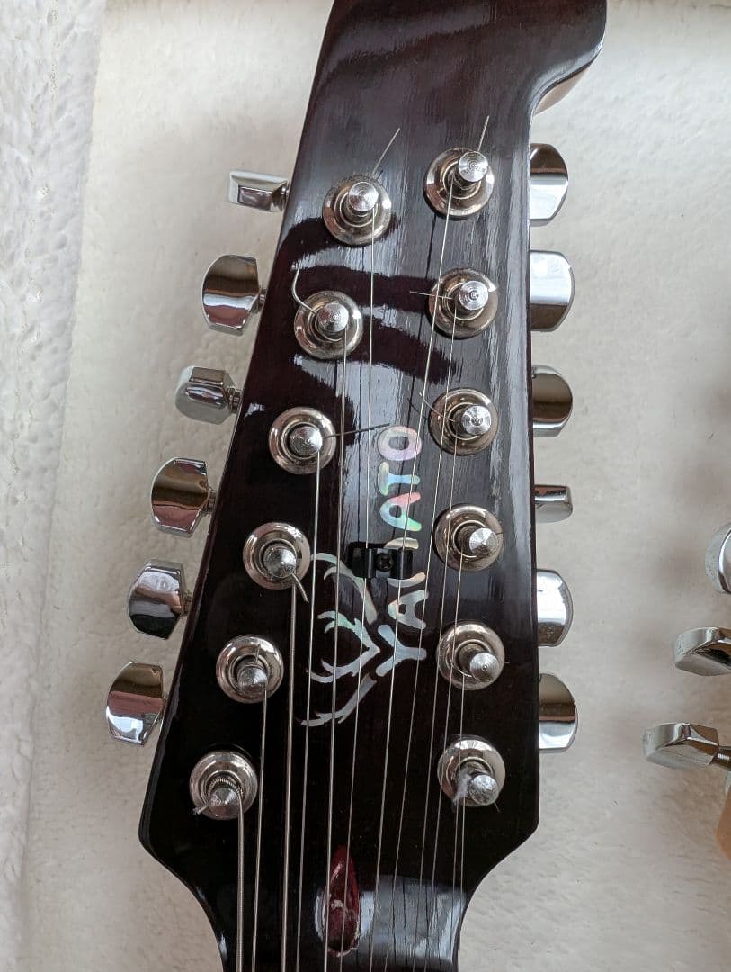 YAMATO ストラトタイプ12弦、6弦ダブルネックエレキギター 美品