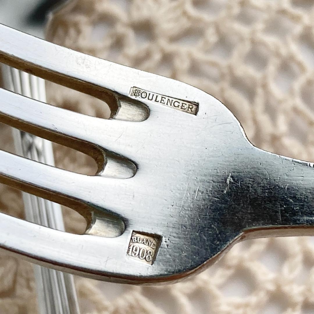 【MiMi】カトラリー２セットフランスアンティーク✨️可愛いリボンモチーフ