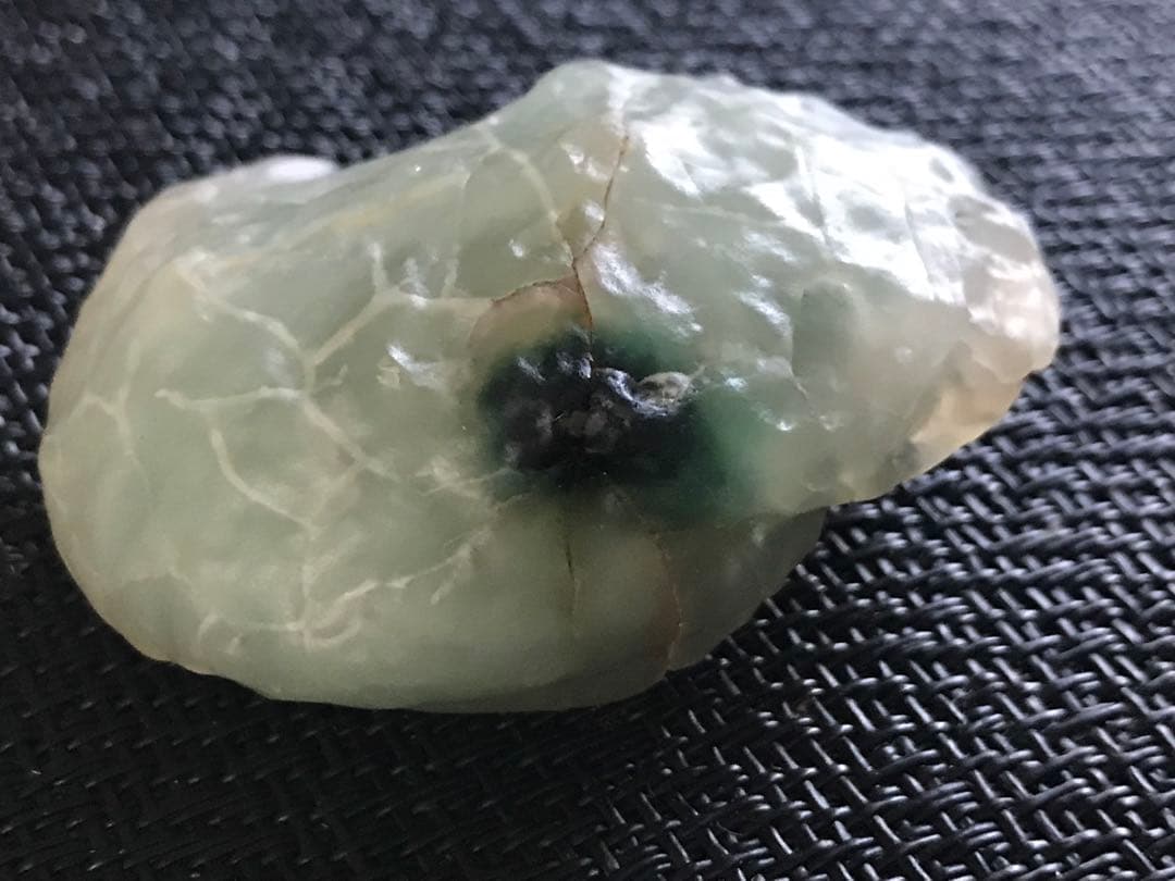 ゴビ石−1416 ゴビ瑪瑙　原石　緑