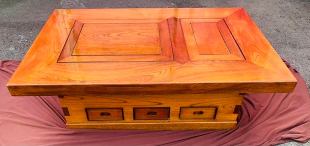 日本製／国産高級ケヤキ材／贅沢火鉢■材質：欅無垢 ／摺り漆／欅無垢 ／摺り漆