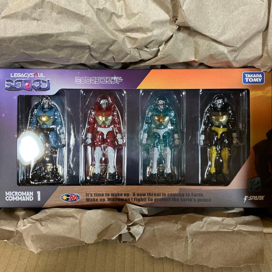 LEGACYSOUL ミクロマン コマンド1号4体セット タカラトミーモール限定