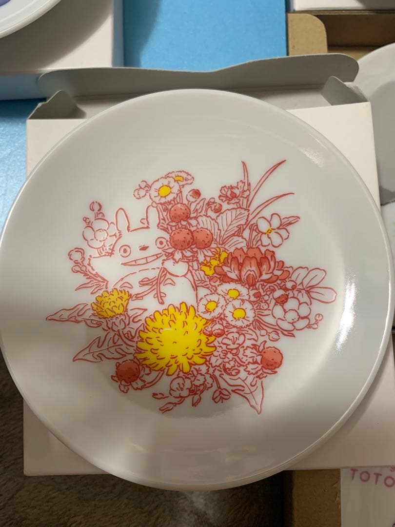 となりのトトロ 小皿 ノベルティ 7枚セット