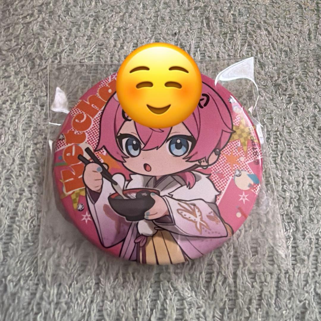 AMPTAK×COLORS けちゃ サイン入り缶バッジ - メルカリ