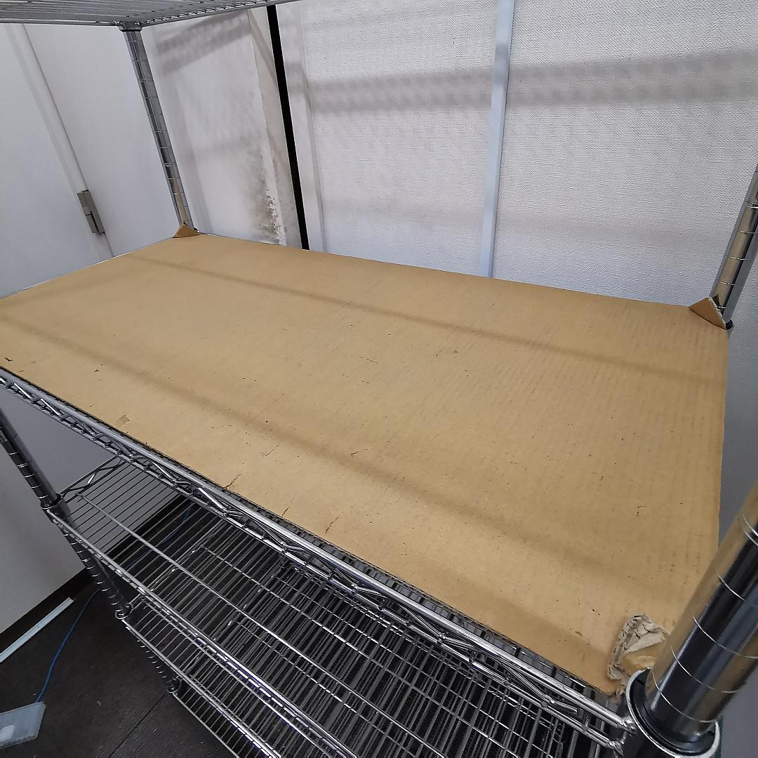 幅90cm　スチールラック 5段 シルバー 値引き交渉可