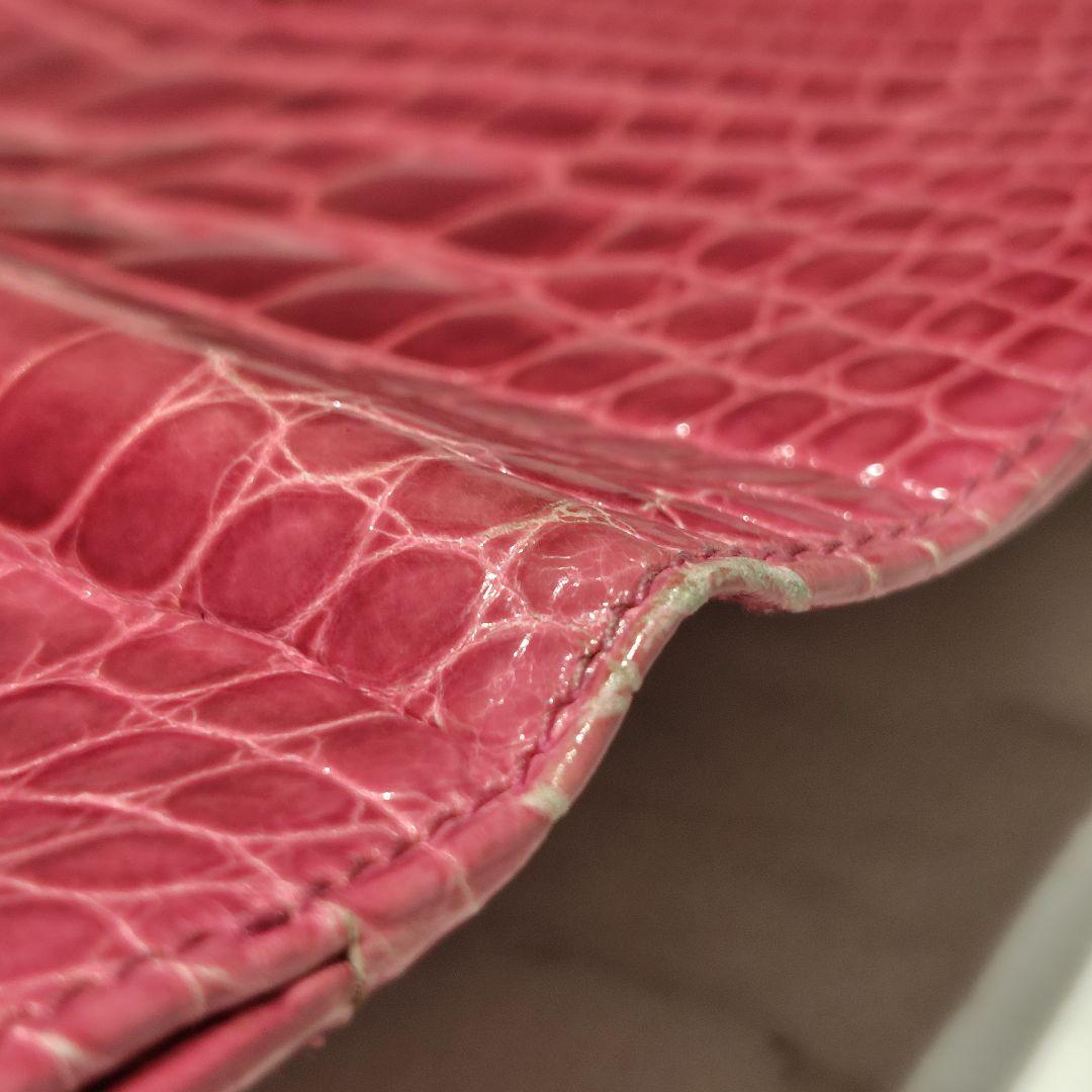 G.PARAPIN　パラピニ　がま口　財布　本クロコ　クロコダイル　パラピーニ