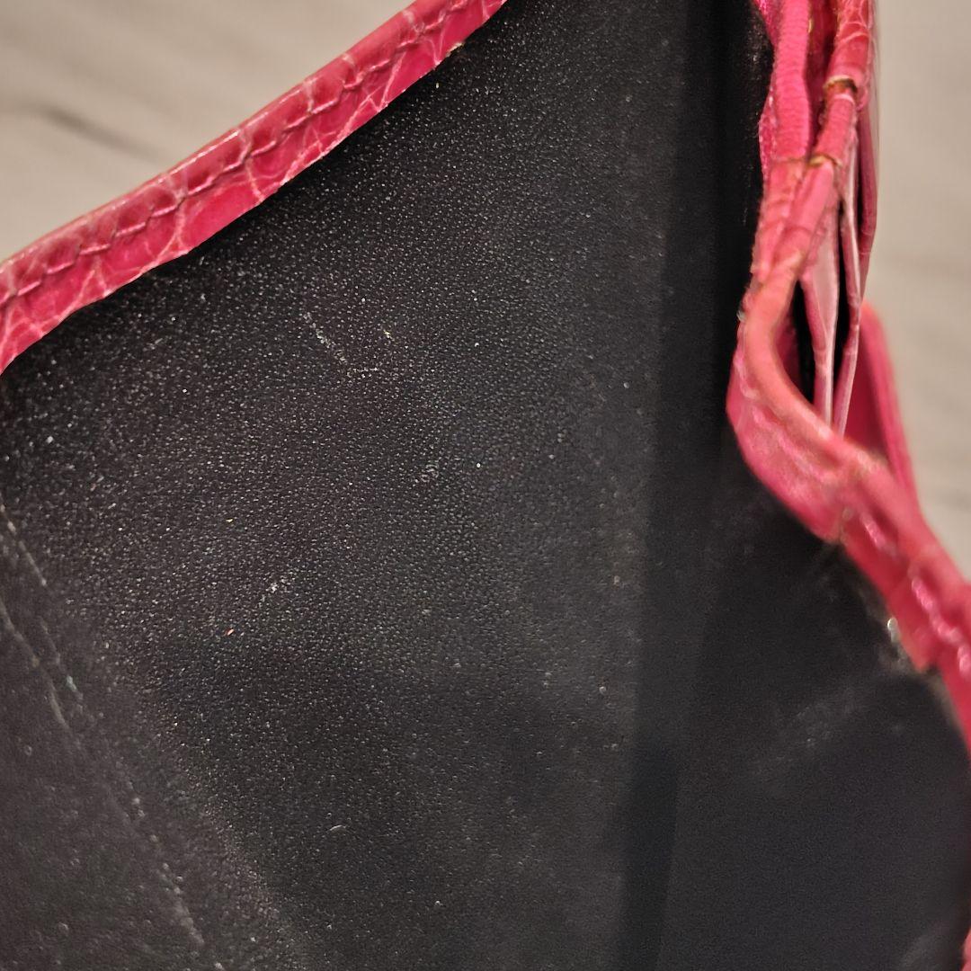 G.PARAPIN　パラピニ　がま口　財布　本クロコ　クロコダイル　パラピーニ