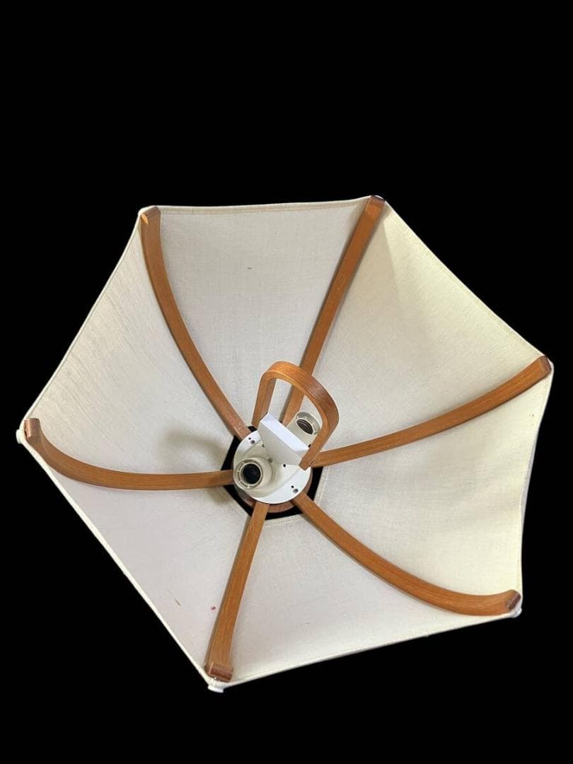 ★超レア2灯 Domus ランプ 70年代 ドムス ドムズ チーク材 ライト