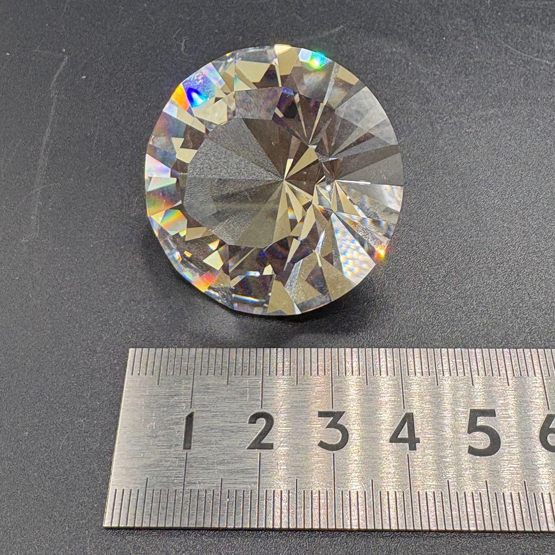 箱付き　スワロフスキー クリスタル　オブジェ　置物　ダイヤモンド型　NO.178