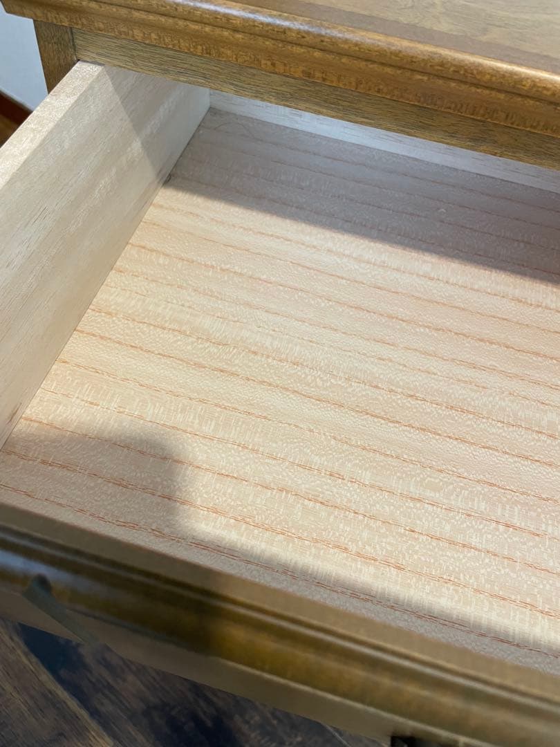 美品 起立木工 5段 チェスト 棚