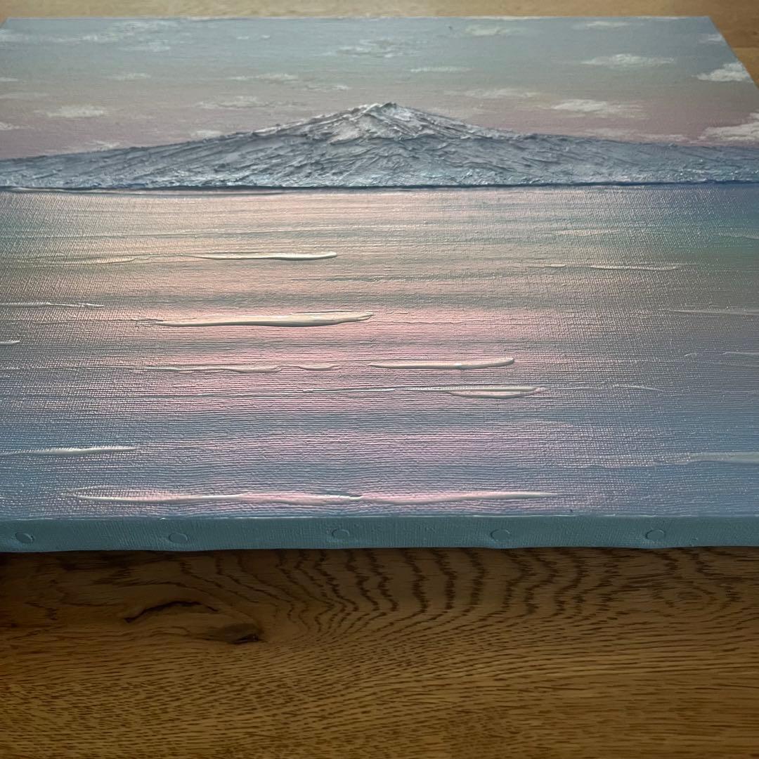 富士山 富士山の絵画 mt.fuji 風景画 ホログラム パール アート 絵