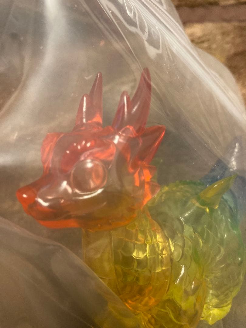 茶色いブラウン ソフビ リュドラ しぇふ染 小夏屋　ネゴラ