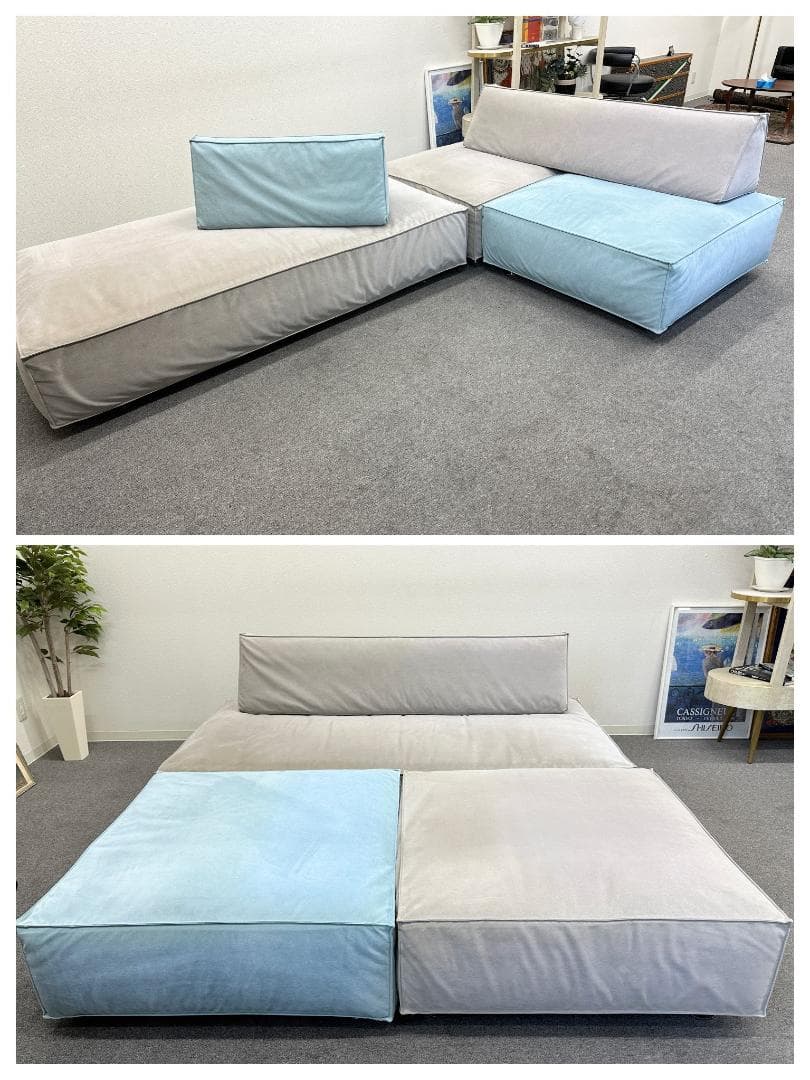 センプレ■ソフトキューブソファ　SO-11　定価約100万円　シンプル　モダン