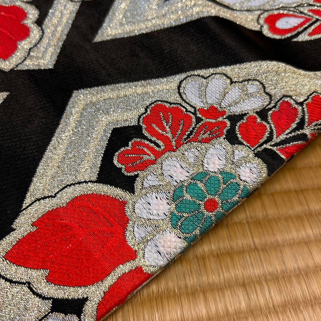 七五三 結び帯 帯 両面柄 赤 7歳 七歳 豪華両面柄入り 鳳凰 - メルカリ