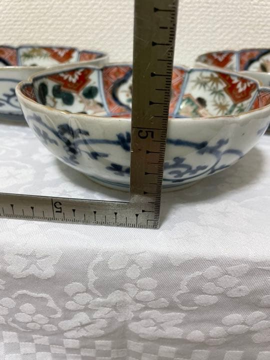 成化年製　松竹梅　蘭　蛸唐草　金彩