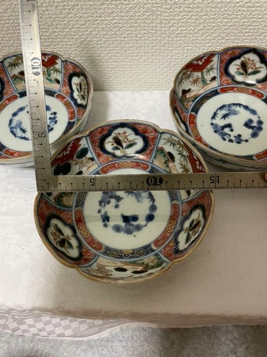 成化年製　松竹梅　蘭　蛸唐草　金彩