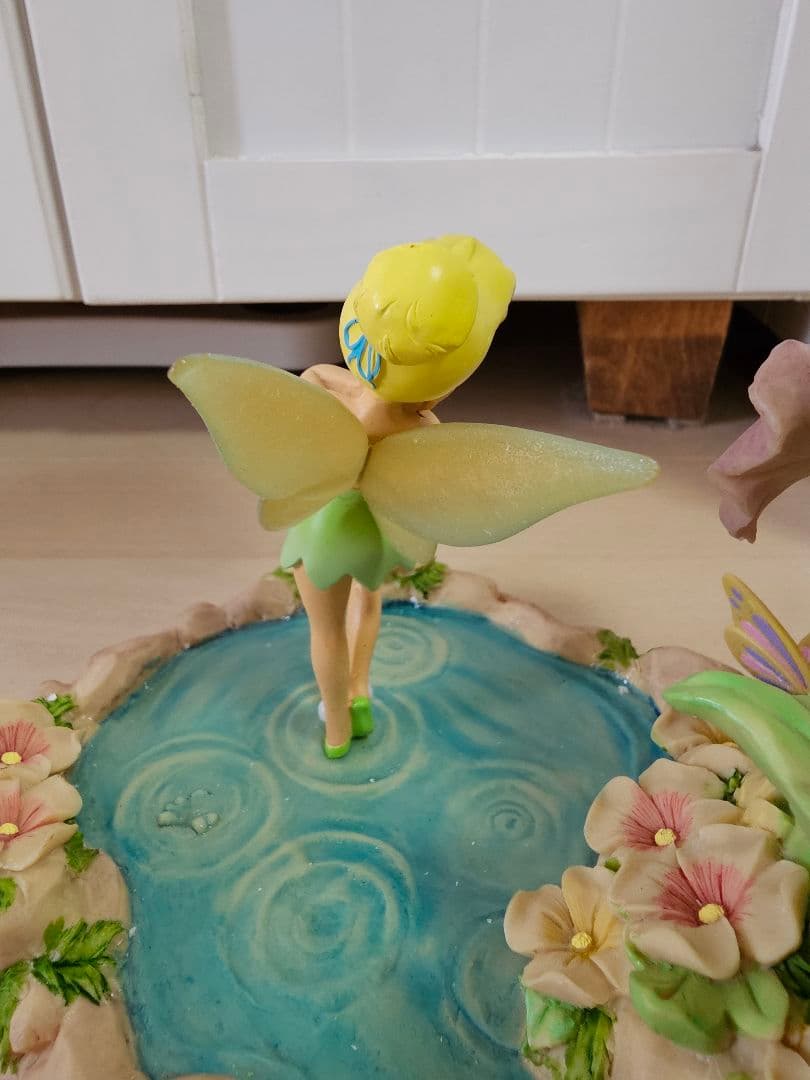 ティンカーベル　ランプ　ライト　ディズニー　置物　フラワー　花　レア　フェアリー