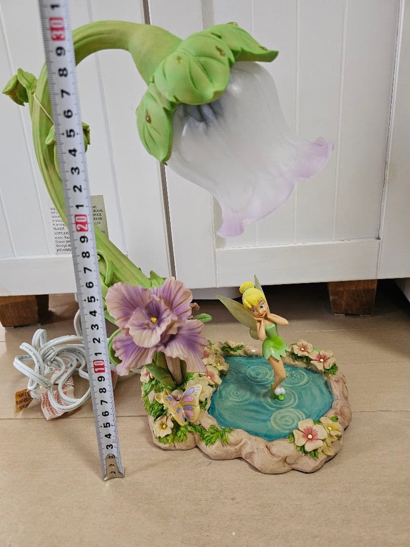ティンカーベル　ランプ　ライト　ディズニー　置物　フラワー　花　レア　フェアリー