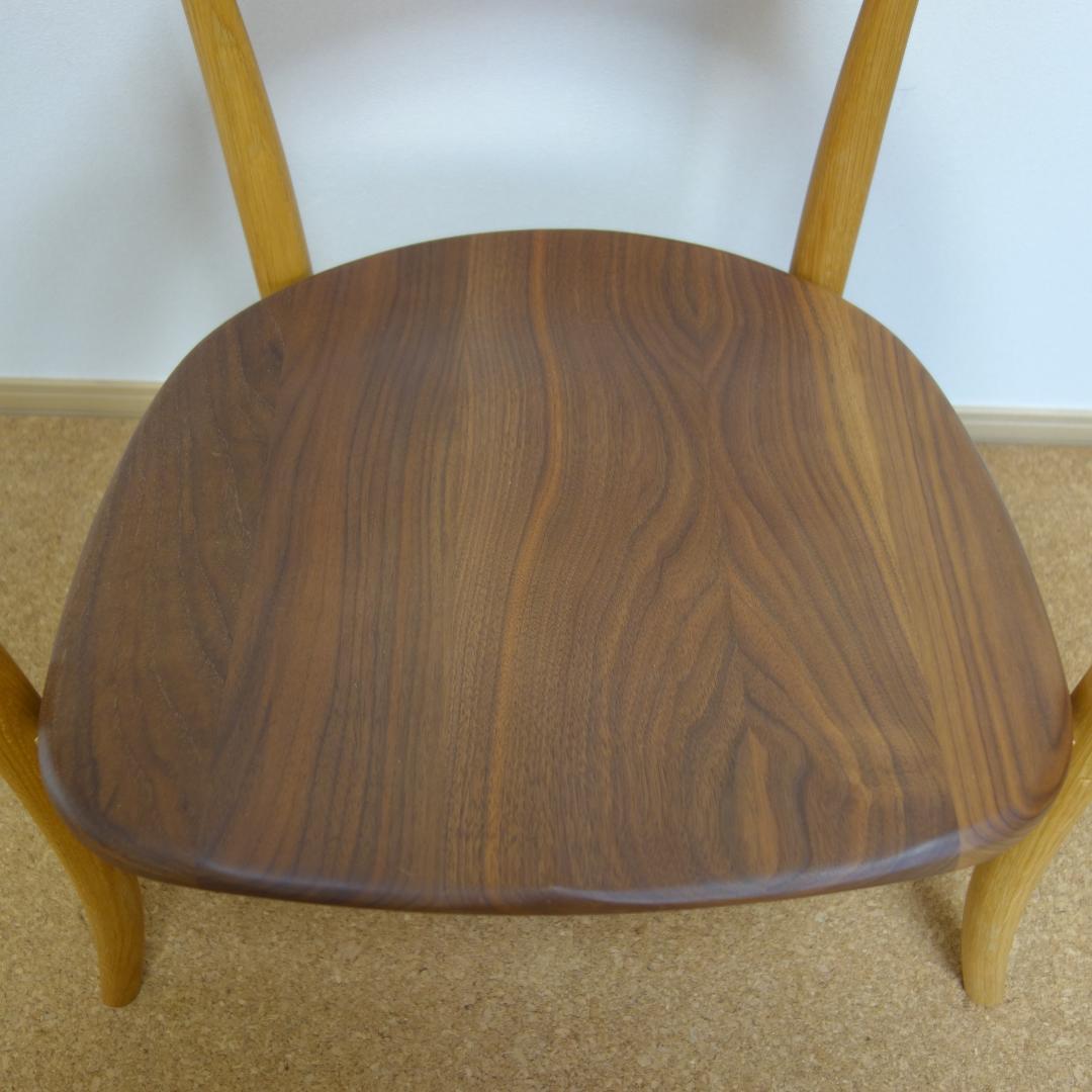 HIDAクレセントアームチェア②メーカー保証 中SG262A　OWA希少ツートン