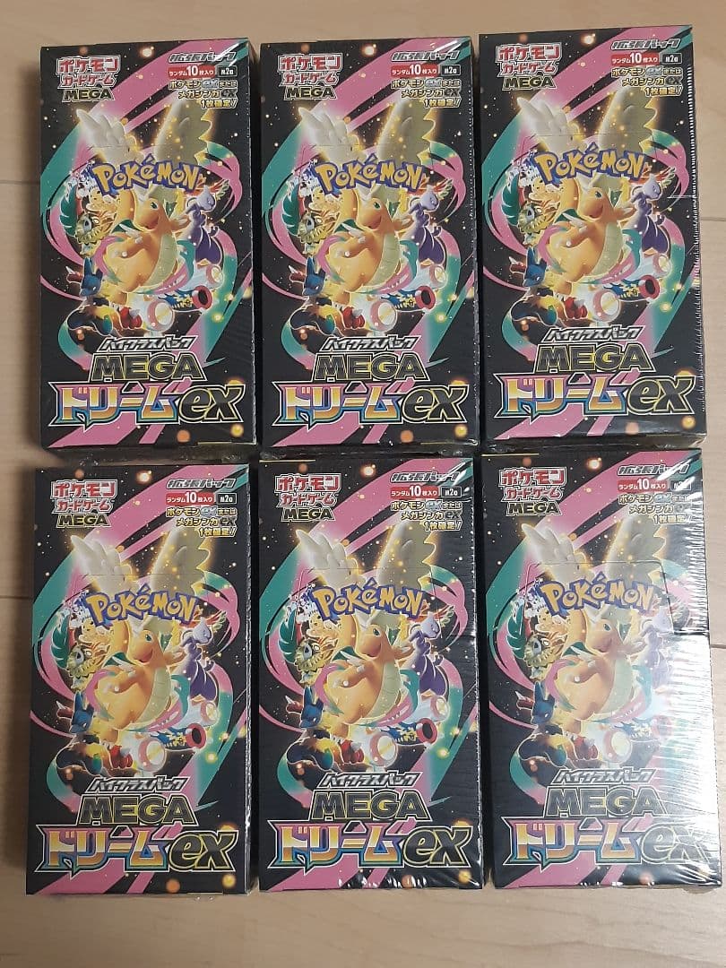 ポケモンカード MEGAドリームex シュリンク付き 6BOX - メルカリ