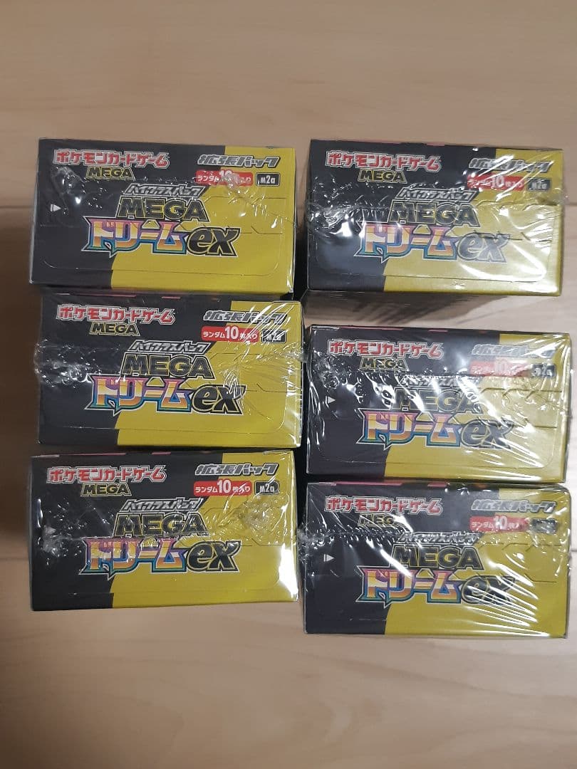 ポケモンカード MEGAドリームex シュリンク付き 6BOX - メルカリ
