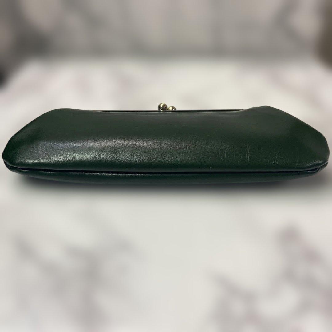 ハンドメイド本革親子がま口長財布