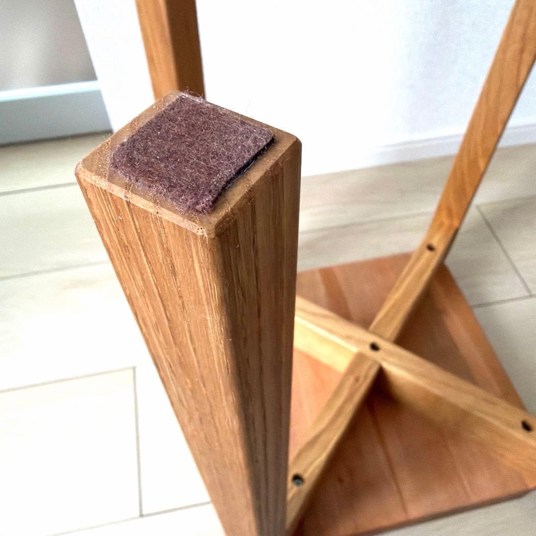 【朝倉家具】スツール 木製 四角 日本製 スタッキング まかないスツール