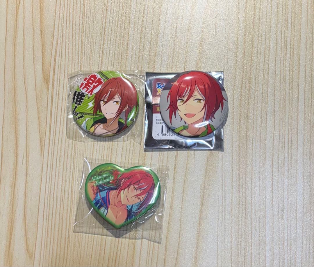 あんスタ 逆先夏目 缶バッジ ぱしゃっつ まとめ売り - メルカリ