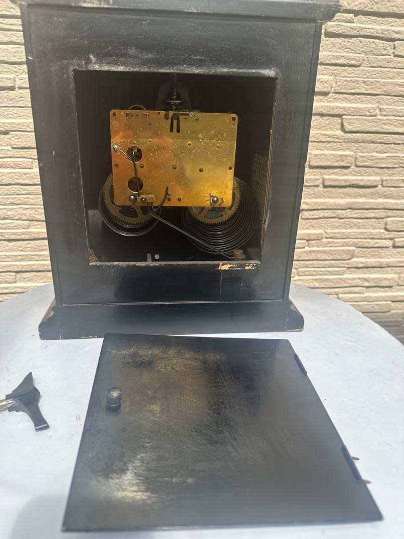 アンティーク振り子時計 RHYTHM 稼働品 ゼンマイ時計ヴィテージ動きます。