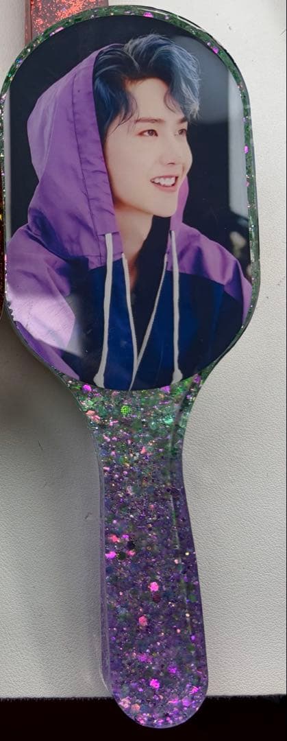 王一博 超大レジンエアークッション付きヘアブラシ 3点セット❣️確認