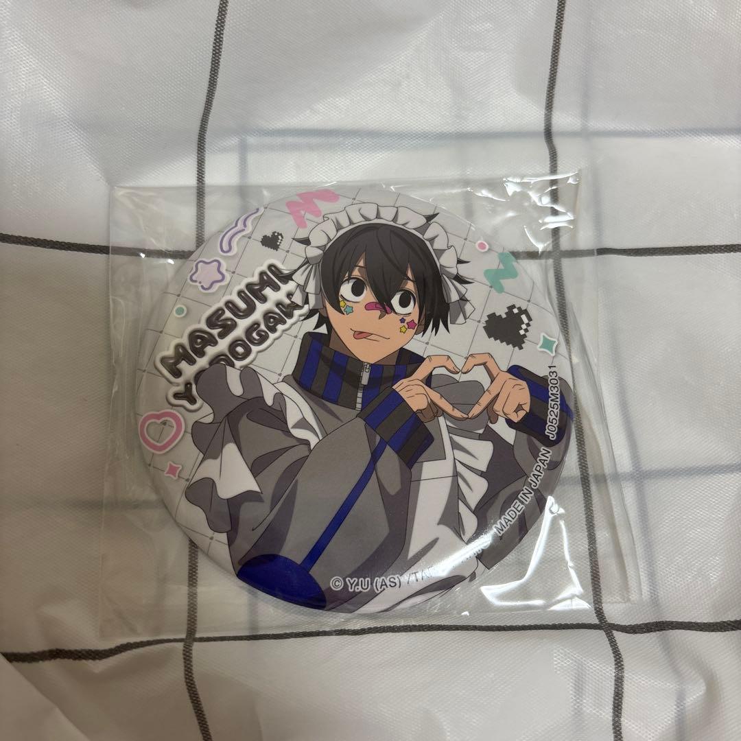 桃源暗鬼 淀川真澄 ジャージメイド 75mmトレーディング缶バッジ - メルカリ