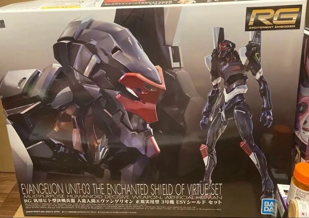 RG、DX3種 零号機、初号機3号機含むエヴァ6体セット＋デカール ＋塗料15本