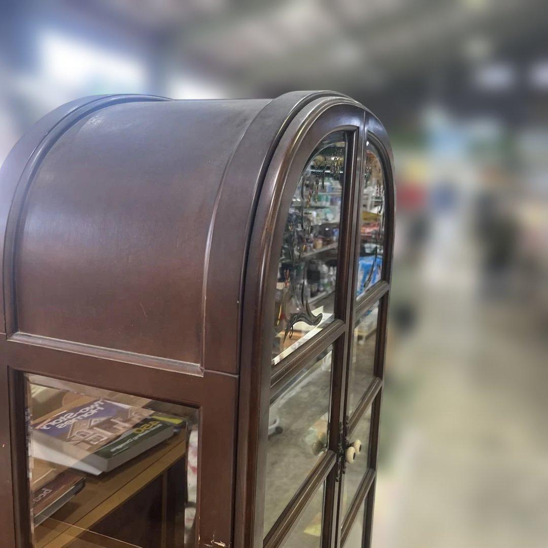 【飛騨産業】キュリオケース◆照明付◇ちょい訳有◆廃盤品◇キツツキ