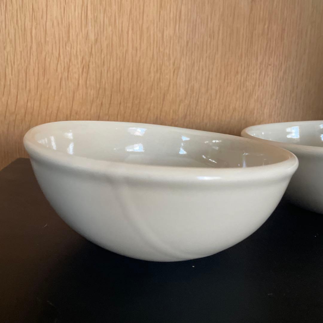 中本純也 白磁 ボウル ペア 15cm