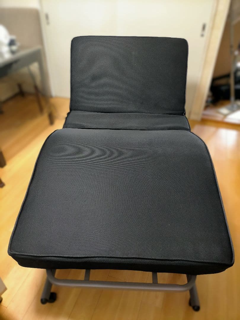 【中古美品】アイスオーヤマ電動折りたたみリクライニングベットOTB-PDN