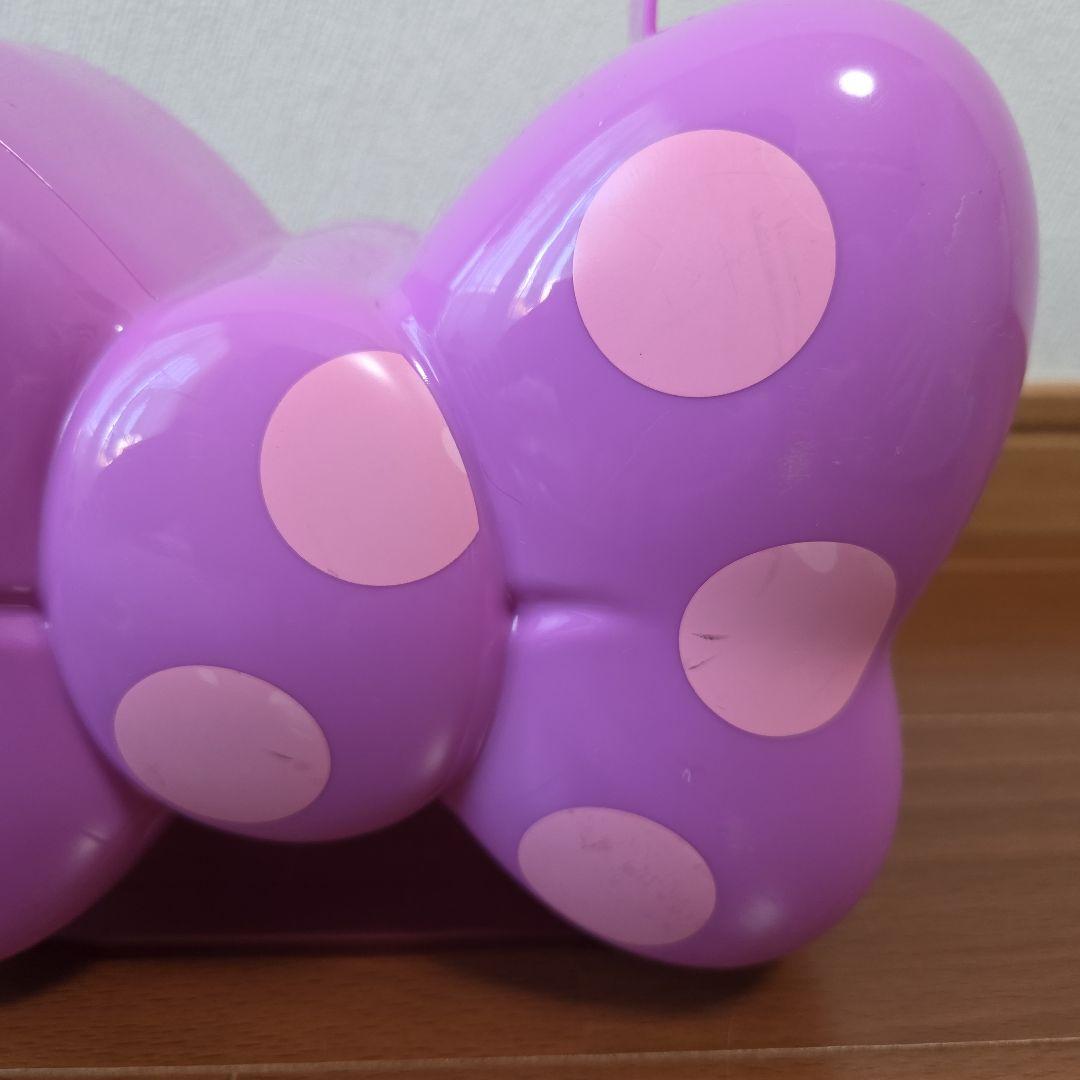 廃盤]ポップコーンバケット ミニー ドットリボン パープル デイジー