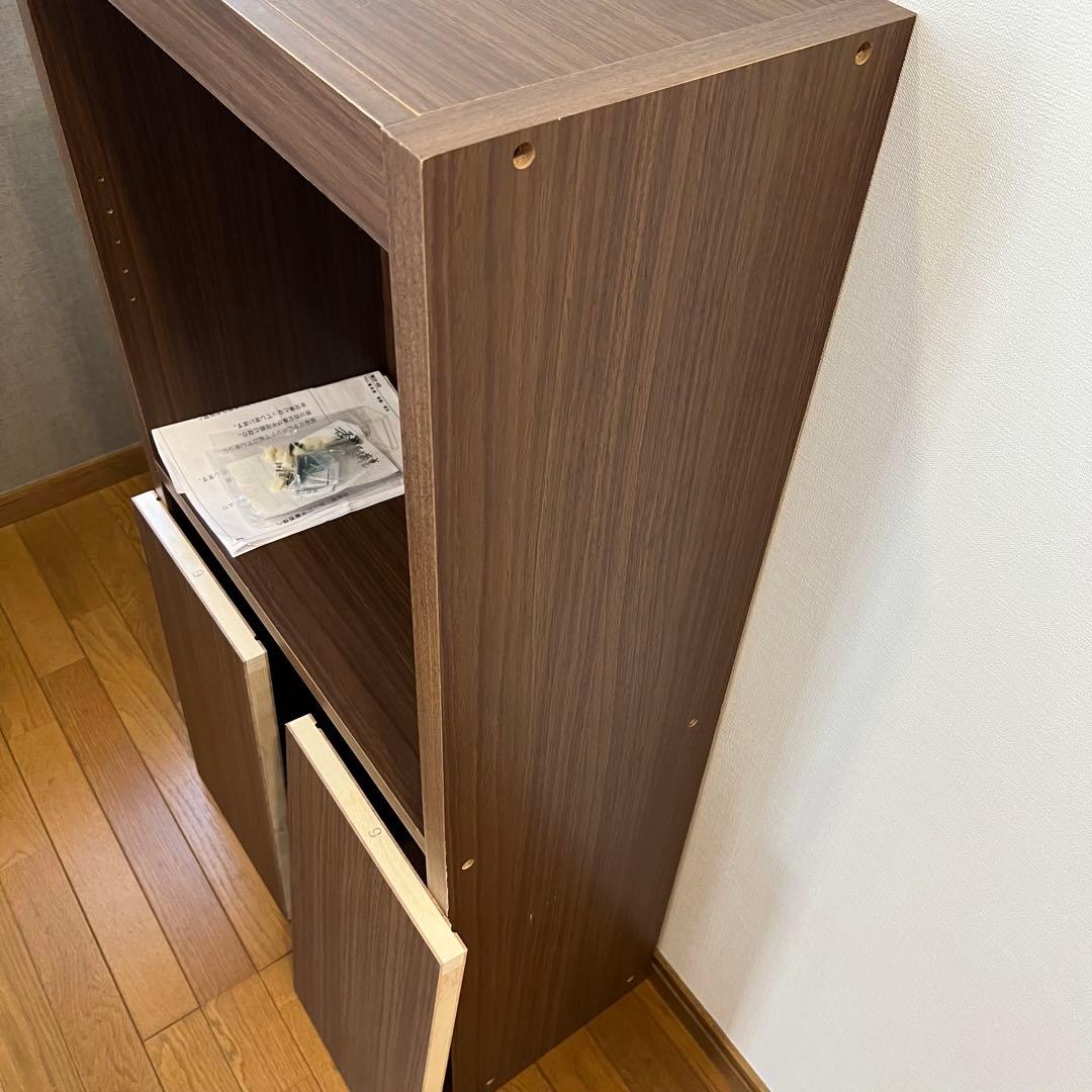 ウッドラック 木製シェルフ 頑丈棚板 本棚 高さ120 ブックシェルフ 書棚