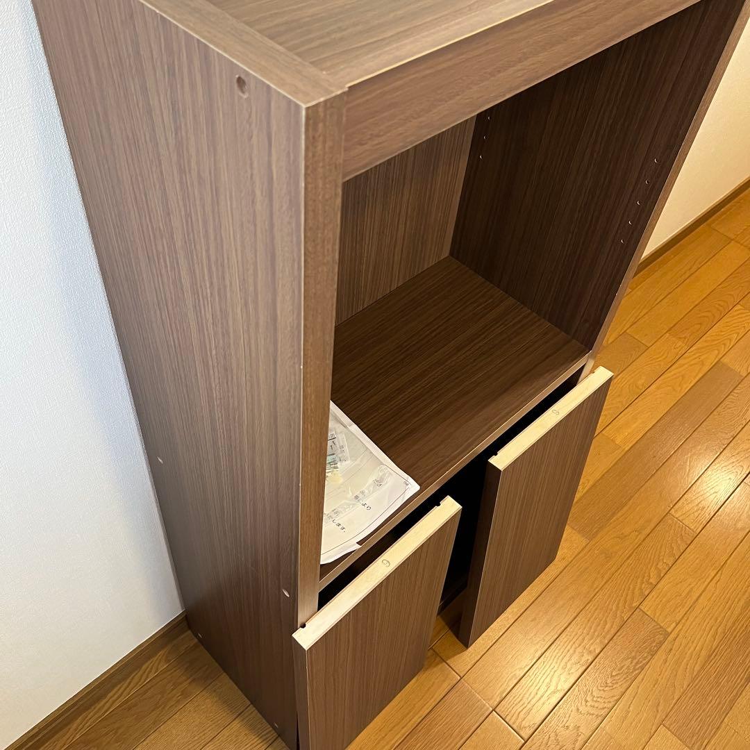 ウッドラック 木製シェルフ 頑丈棚板 本棚 高さ120 ブックシェルフ 書棚